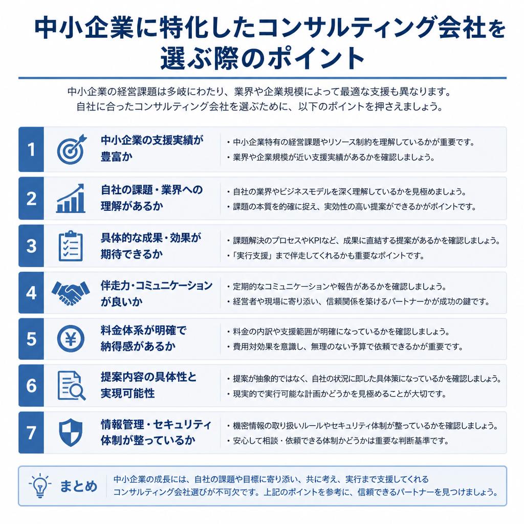 2. コンサルティング会社の選び方