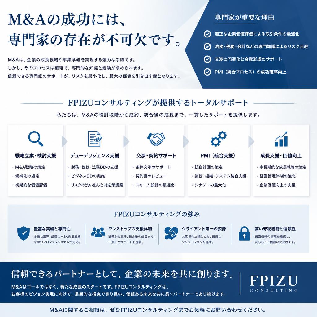 専門家によるサポート