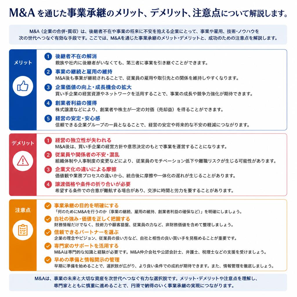 4. M&Aによる承継の選択肢