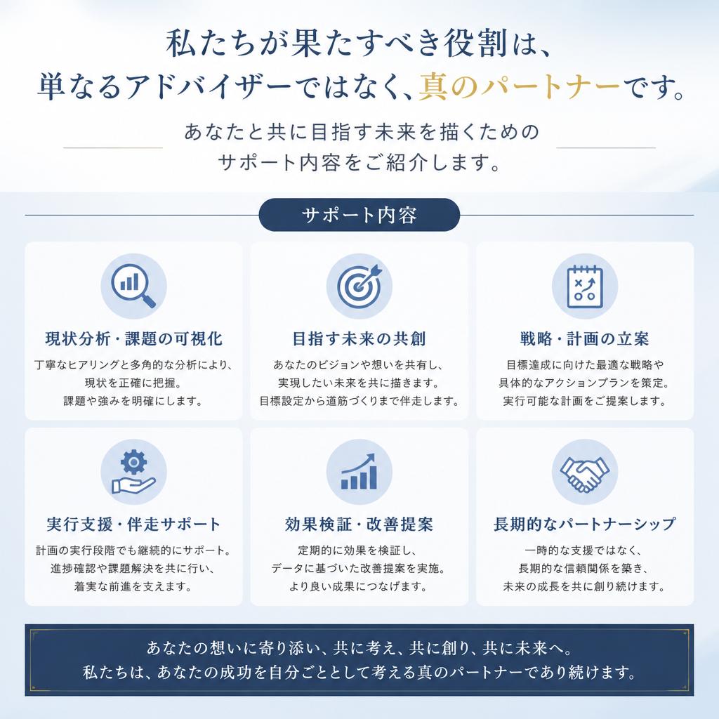 2. あなたのパートナーとしての役割