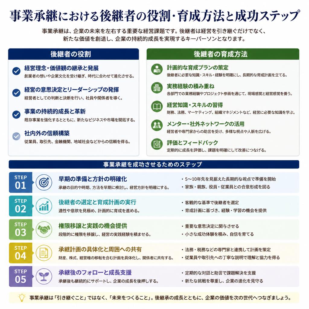 後継者育成の重要性