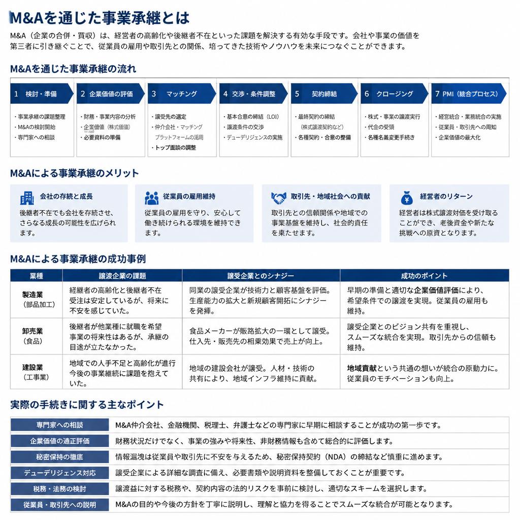 M&Aによる承継とは？