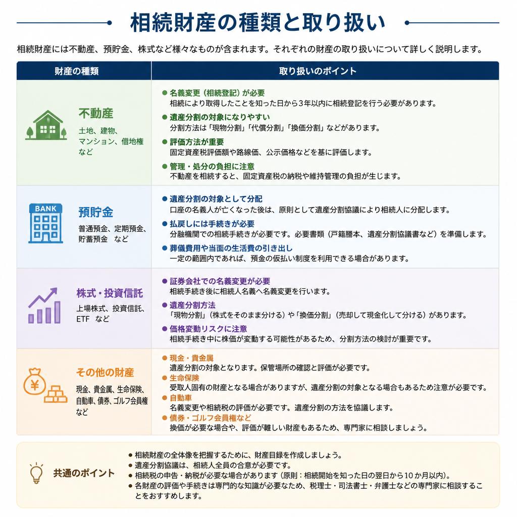 相続で考慮すべき財産の範囲