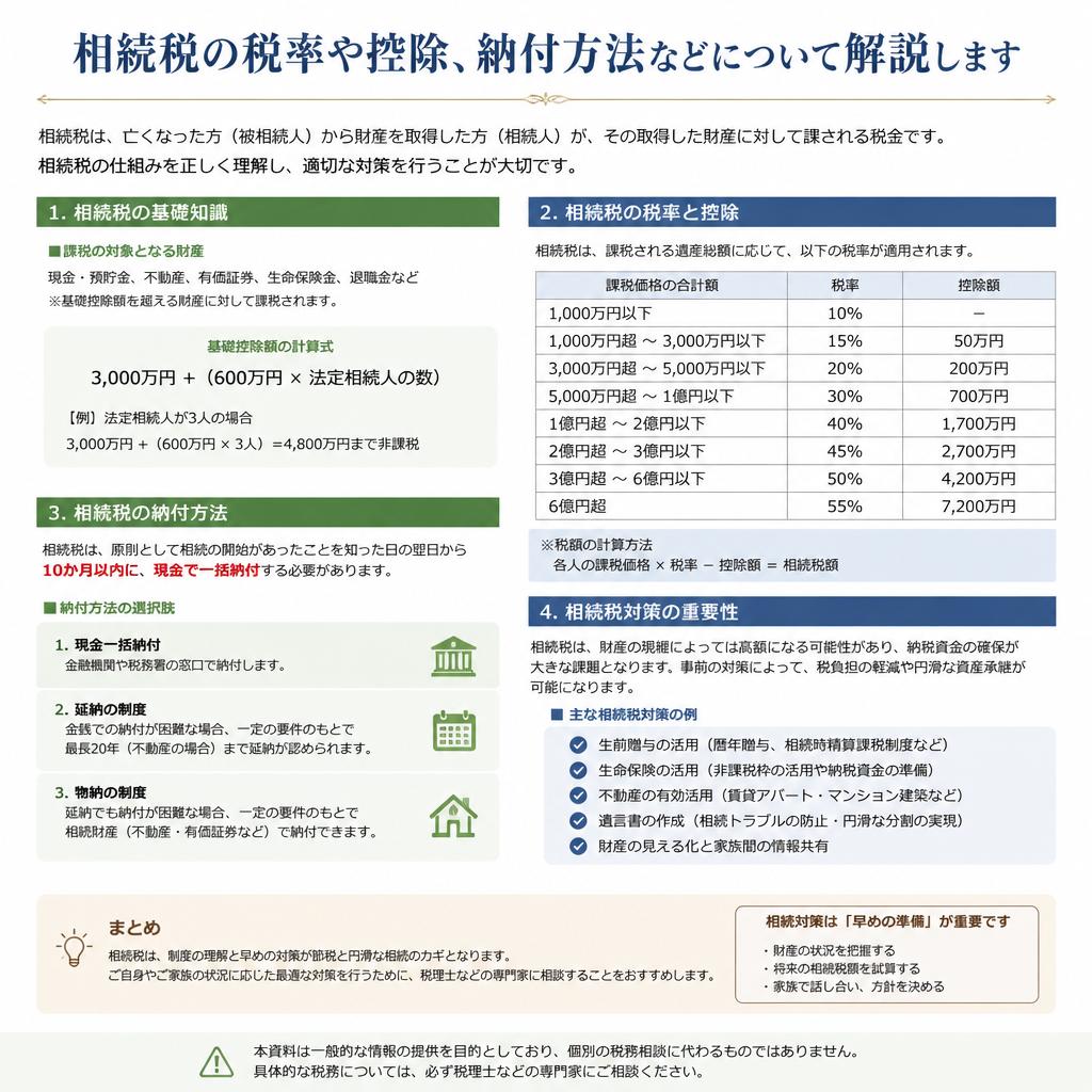相続税の基礎知識を知ろう