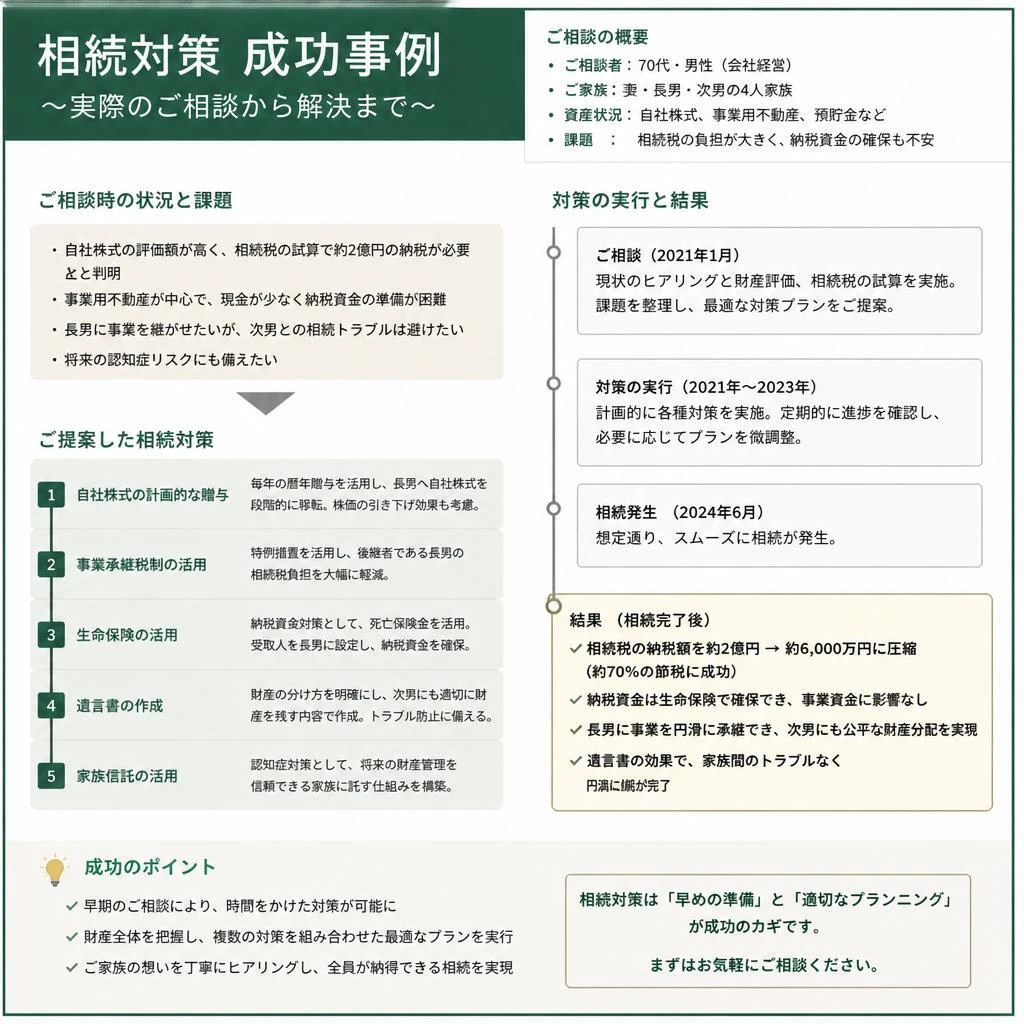 4. 事例紹介: 成功する相続対策